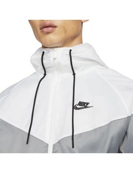 Cortavientos Hombre Nike Nsw Jkt Blanco Gris