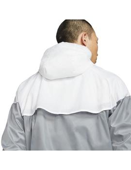 Cortavientos Hombre Nike Nsw Jkt Blanco Gris