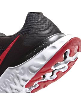 Zapatilla Hombre Nike Renew Run Negra Roja