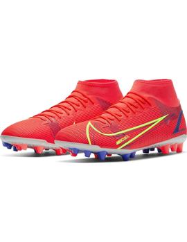 Bota Futbol Hombre 8 Academy Roja