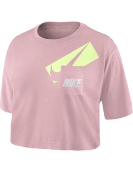 Camiseta Mujer Nike Dry Rosa