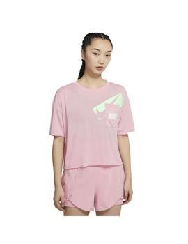 Camiseta Mujer Nike Dry Rosa