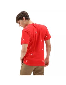 Camiseta Hombre Vans New Varsity Roja