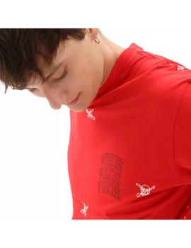 Camiseta Hombre Vans New Varsity Roja