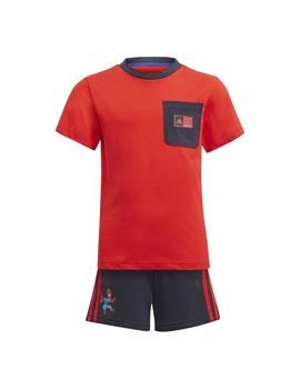 Chándal Niño adidas Marvel Rojo/Marino