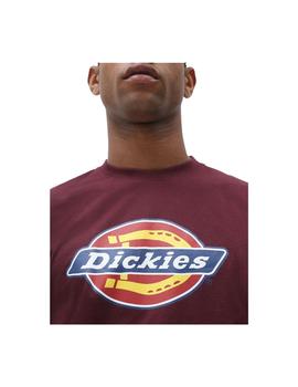 Camiseta Hombre Dickies Icon Logo Granate