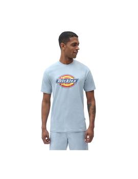 Camiseta Hombre Dickies Icon Logo Celeste