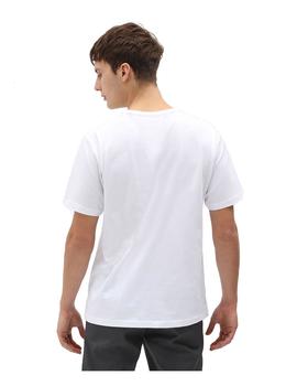 Camiseta Hombre Dickies Aitkin Blanca Amarilla