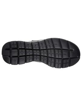 Zapatilla Hombre Skechers Flex Advant Negro