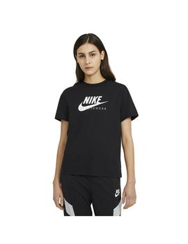 Camiseta Mujer Nike Heritage Negra