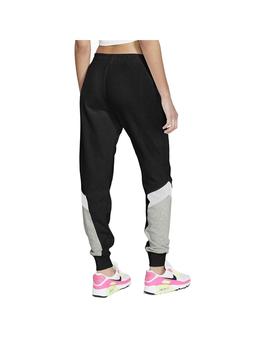 Pantalon Mujer Nike Heritage Jogger Negro  Gris