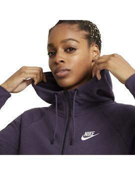 Chaqueta Mujer Nike Essential Flc Violeta