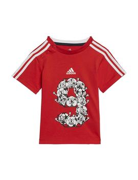 Conjunto Niño adidas Lil 3S Rojo Marino