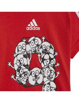 Conjunto Niño adidas Lil 3S Rojo Marino