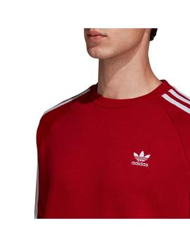 Sudadera adidas 3 Bandas Roja Hombre