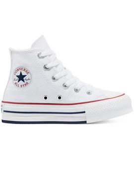 Zapatilla Niña Converse Eva Lift Plataforma Blanca