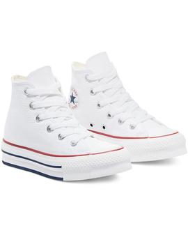 Zapatilla Niña Converse Eva Lift Plataforma Blanca