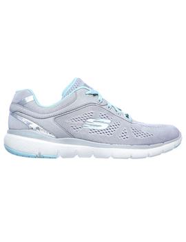 Zapatilla Mujer Skechers F.Appeal Gris