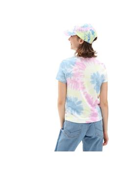 Camiseta Mujer Vans Spiraling Wash Ba Multicolor