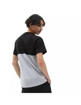 Camiseta Hombre Vans Colorblock Negra Gris