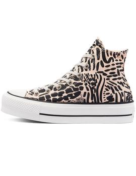 Zapatilla Mujer Converse Botín Plat. Crimson Tigre