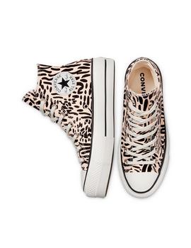 Zapatilla Mujer Converse Botin Plat. Crimson Tigre