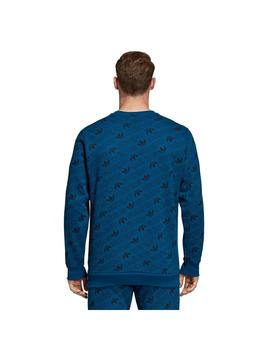 Sudadera adidas Mono 3 Bandas  Azul