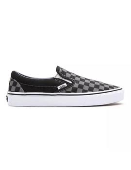 Zapatilla Unisex Vans Classic Slip-On Cuadros Negr