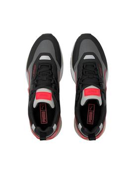 Zapatilla Hombre Puma Mirage Tech Negra Roja