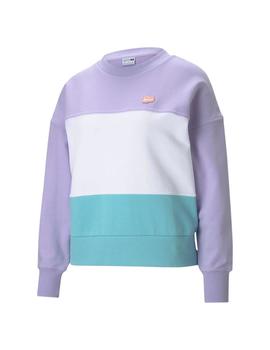 Sudadera Mujer Puma Downtown Tricolor