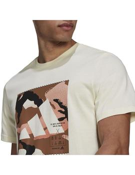 Camiseta Hombre adidas Athetics Graphic Multicolor