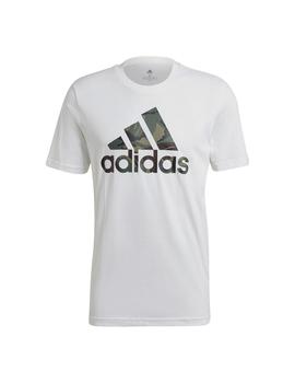 Camiseta Hombre adidas Essentials Blanco/Camo