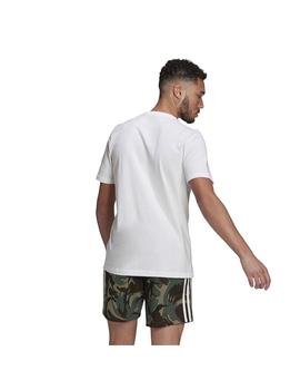 Camiseta Hombre adidas Essentials Blanco/Camo