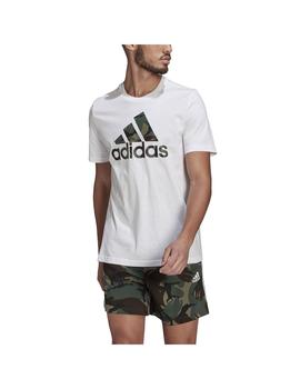 Camiseta Hombre adidas Essentials Blanco/Camo