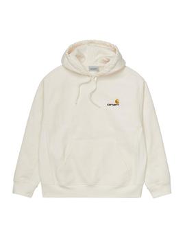 Sudadera Hombre Carhartt American Script Blanca