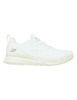 Zapatilla Mujer Skechers Bobs Squad 3 Blanca