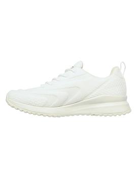 Zapatilla Mujer Skechers Bobs Squad 3 Blanca