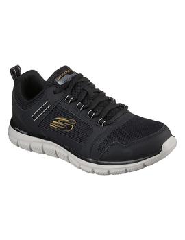 Zapatilla Hombre Skechers Track- kno negro