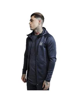 Chaqueta SikSilk Reflective Racer Hombre Antracita