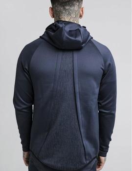 Chaqueta SikSilk Reflective Racer Hombre Antracita