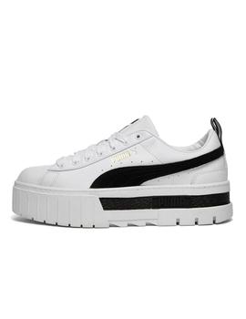 Zapatilla Mujer Puma Mayze Leather Blanca