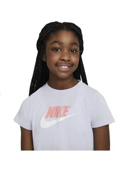 Camiseta Niña Nike Crop Lila