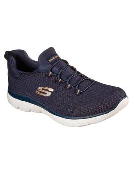 Zapatilla Mujer Skechers Summits Marino