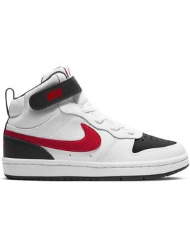 Zapatilla Niñ@ Nike Court Borough Mid Blanca