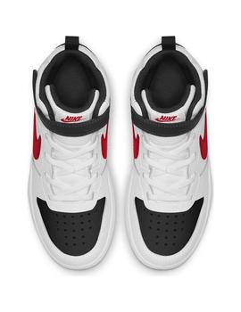 Zapatilla Niñ@ Nike Court Borough Mid Blanca
