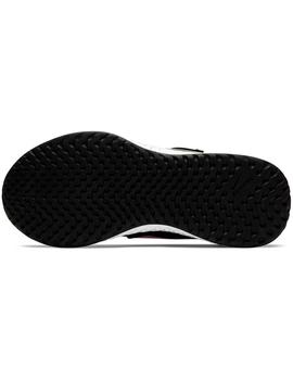 Zapatilla Niña Nike Revolution Negro Rosa