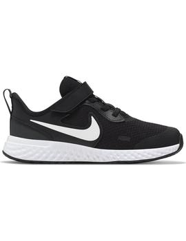 Zapatilla Niñ@ Nike Revolution Negra Blanca