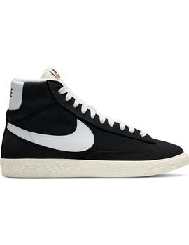 Zapatilla Junior Nike Blazer Mid Negra Blanca