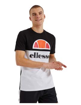 Camiseta Hombre  Ellesse Arbatax Negra Blanca