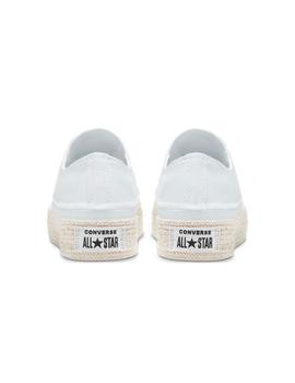 Zapatilla Converse mujer PL Espadrille Blanco